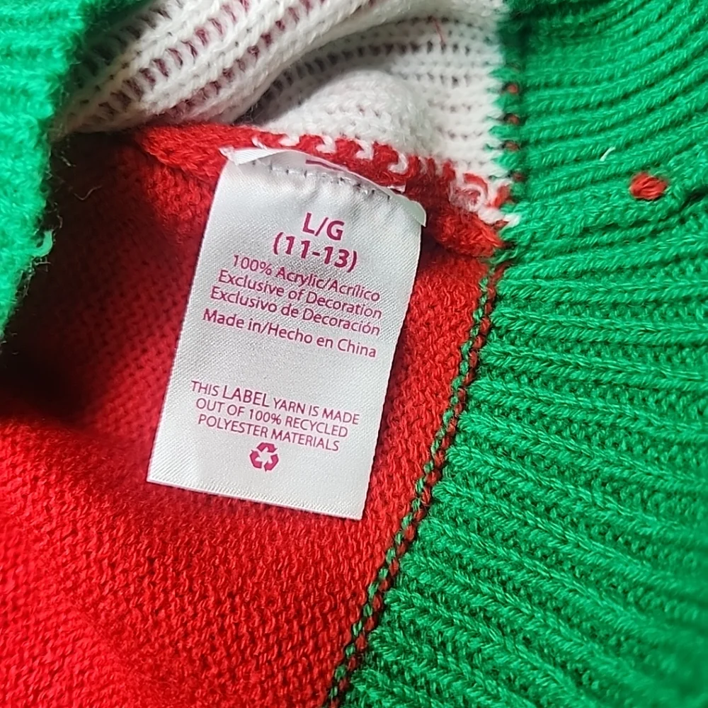 No Boundaries Juniors Christmas Sweater L (11-13) - Picture 8 of 8